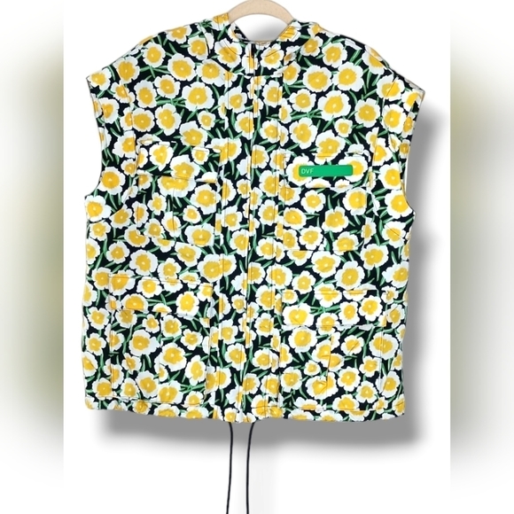 NWT Diane Von Furstenberg X Target Packable Poppy Short Sleeve Hooded Vest Small - Picture 9 of 17